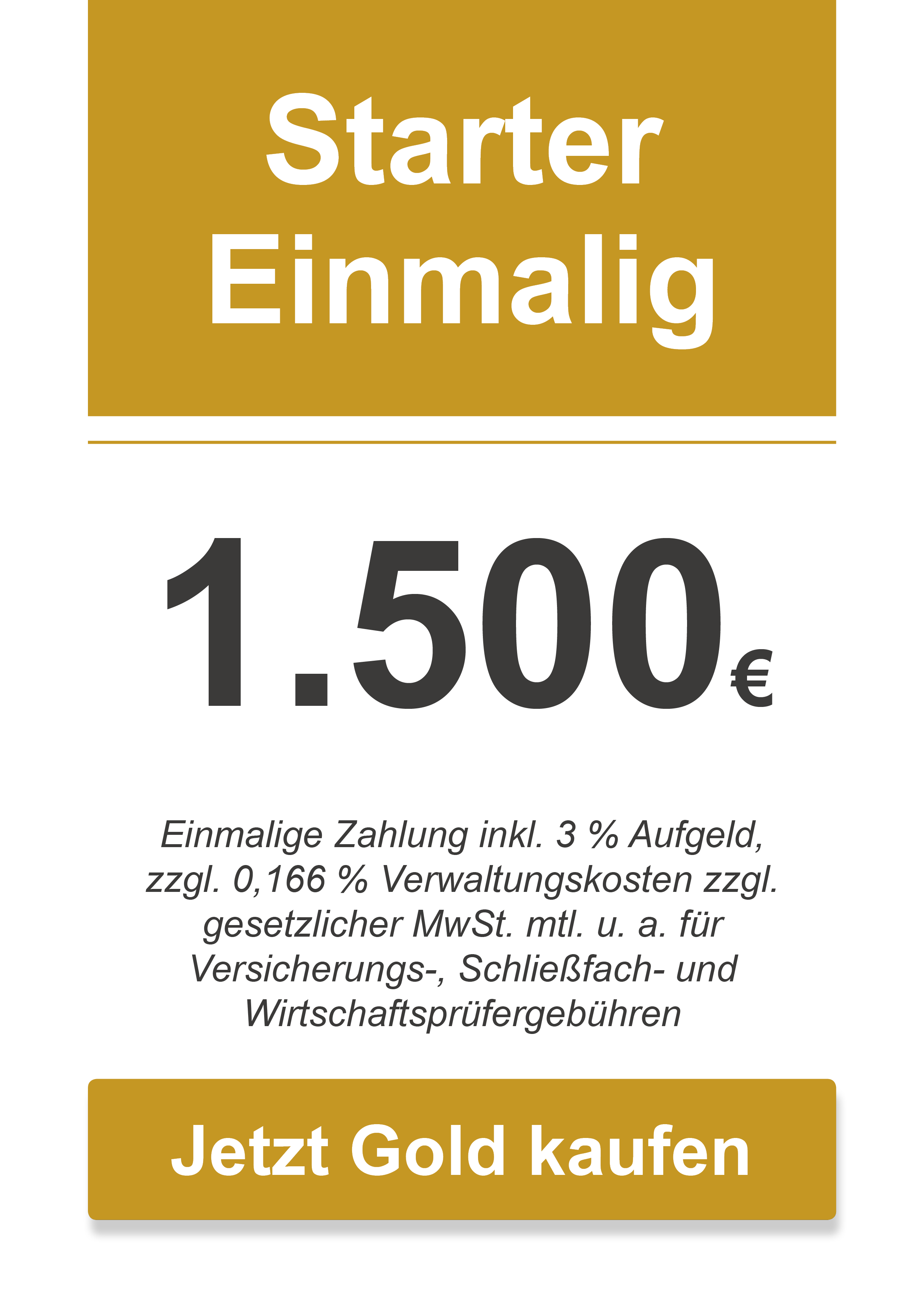 Starter-Einmalkauf