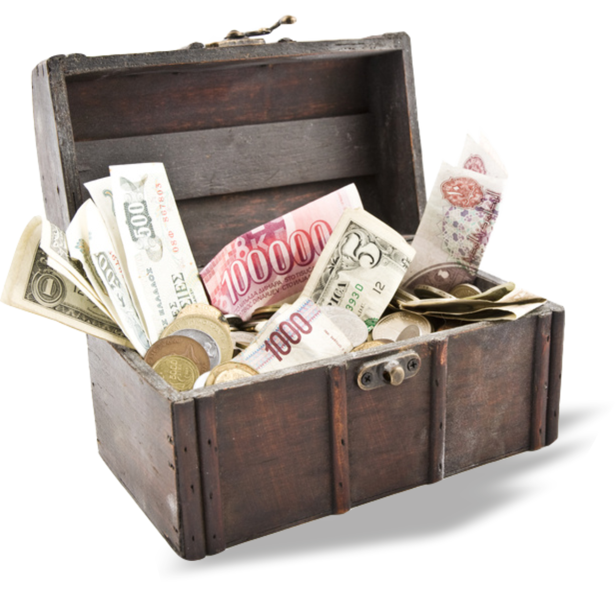 Truhe Geld